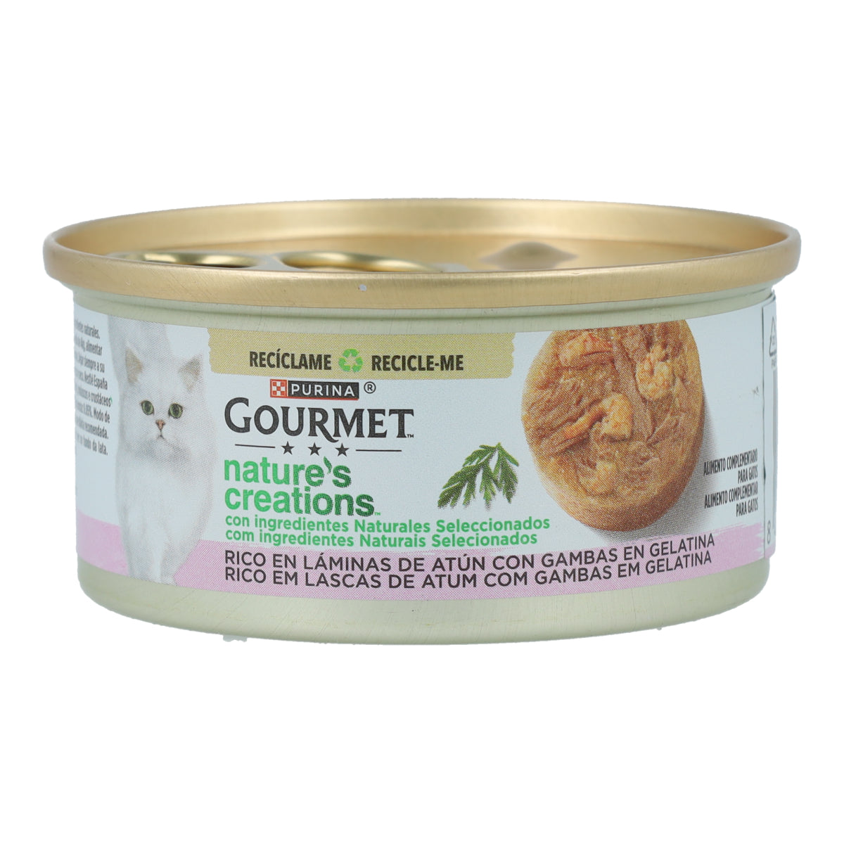 GOURMET Nature's Creations Ricco in filetti di tonno con gamberetti in gelatina 70 g