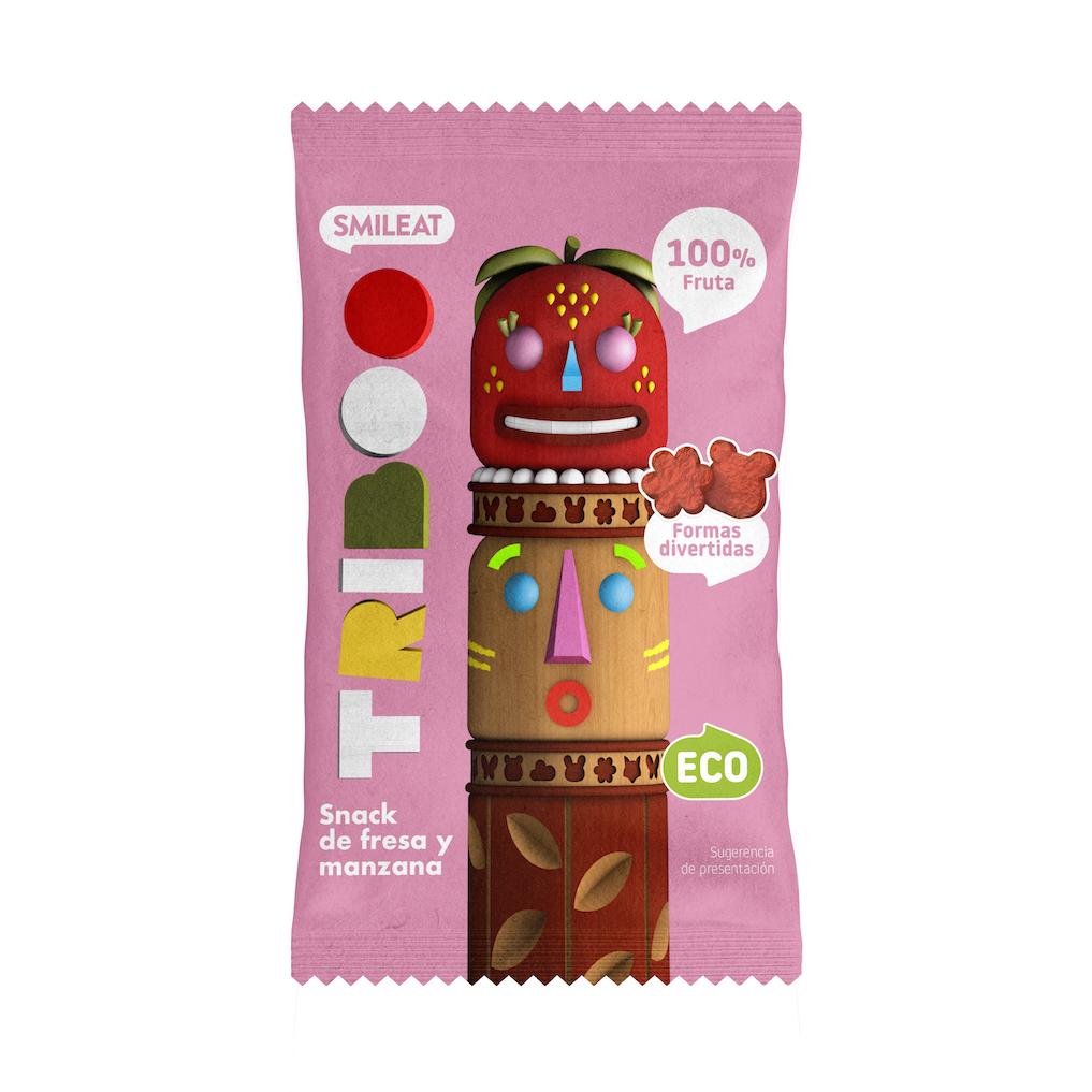 Snack de fresa y manzana ECO 25 g, Triboo