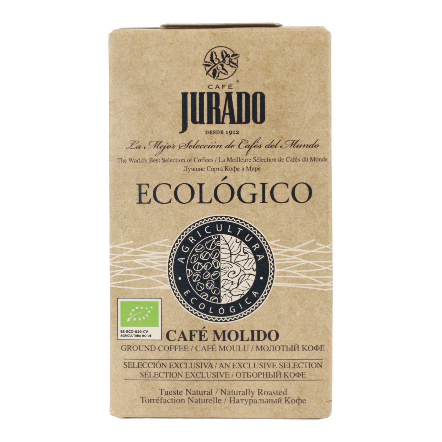 Café molido ecológico Café Jurado 250 g