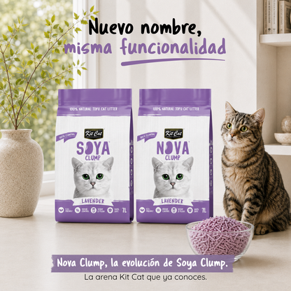 Kit Cat Arena Eco SoyaClump - Lavanda 7 L Sabbia per gatti