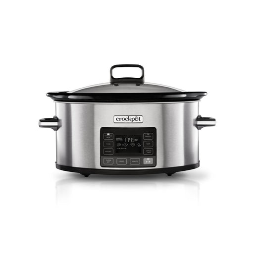 Crockpot olla de cocción lenta digital Timeselect 5,6L CSC066X (Reacondicionado)