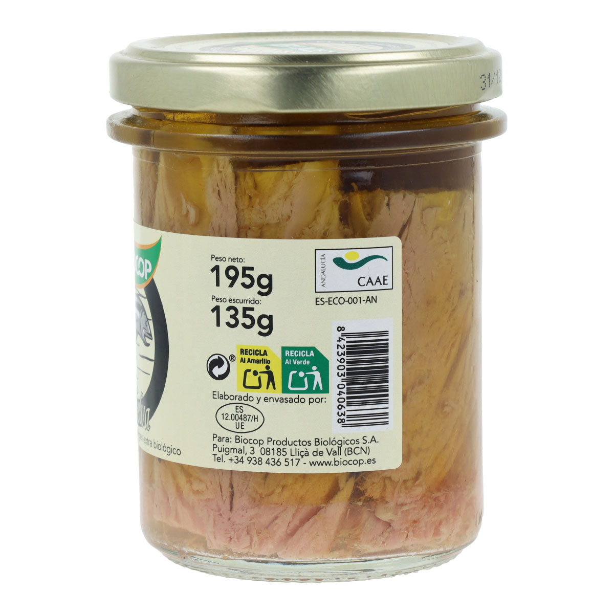Filetti di melva in scatola Bio Biocop 195 g