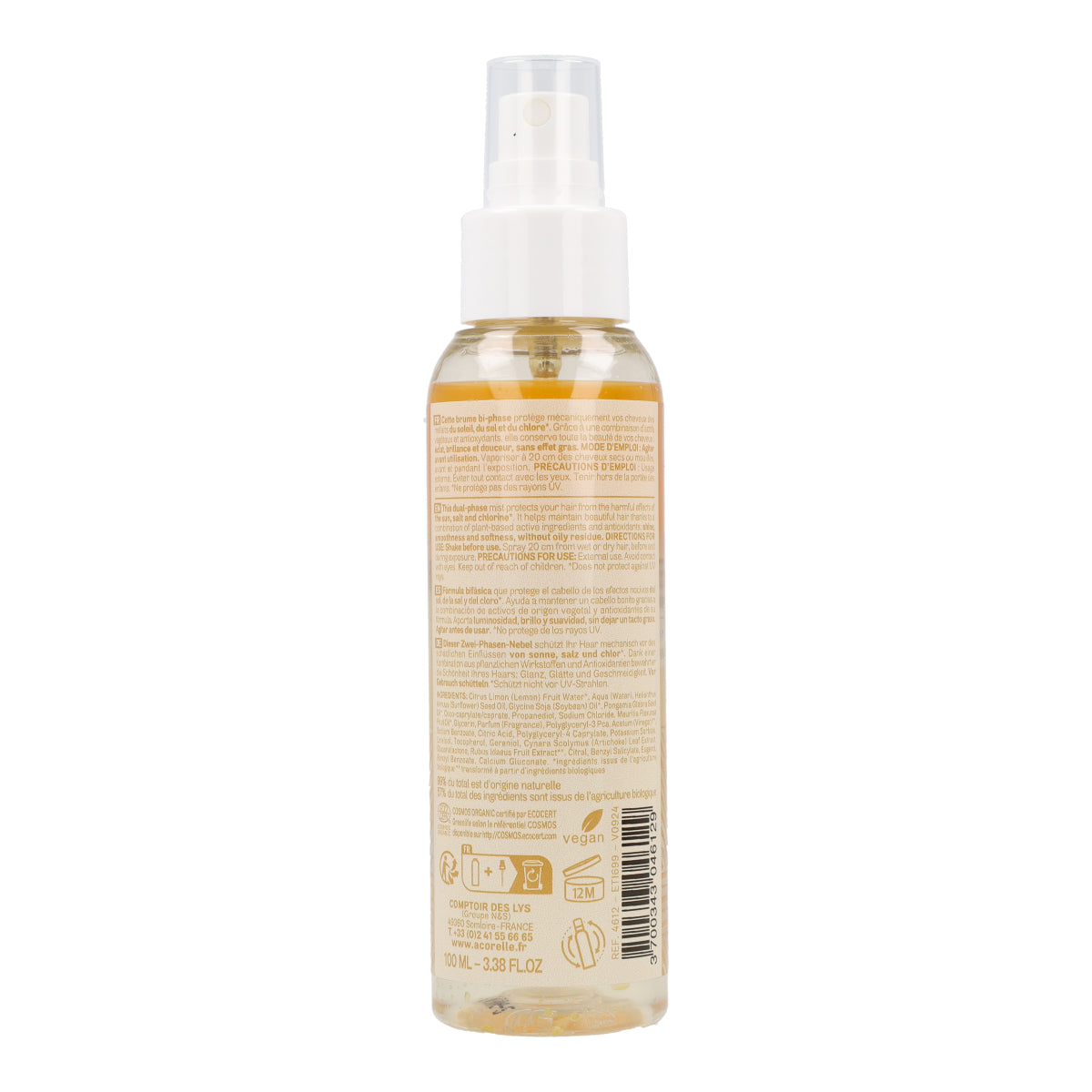 Protezione solare per capelli Acorelle 100 ml