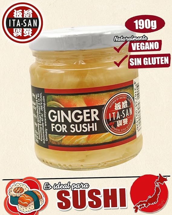 Zenzero per sushi Ita-san 190 g
