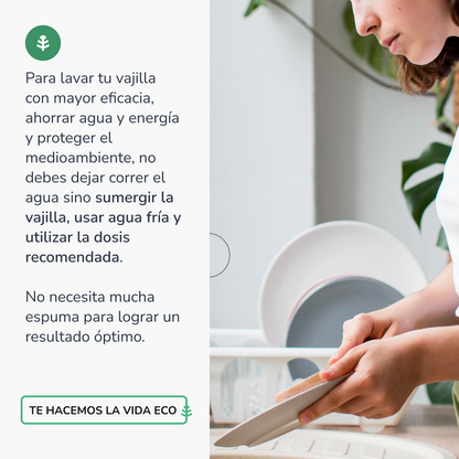 Lavavajillas Manual Té Verde ECO  Planeta Huerto 5l