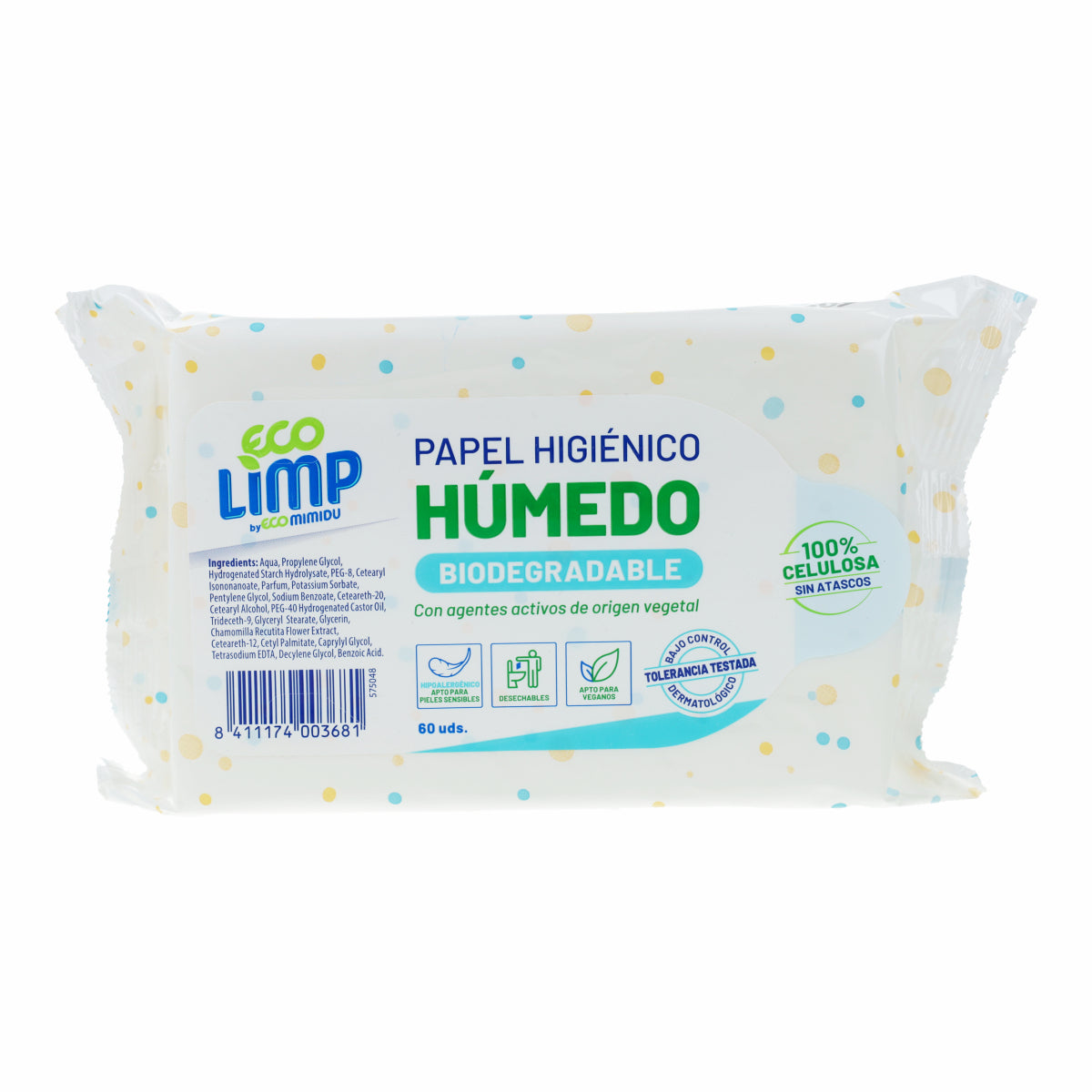 Carta igienica umidificata Mimidu ECO 60 pezzi