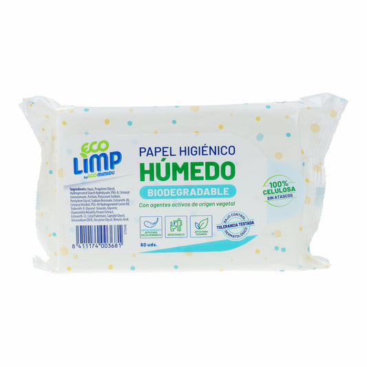Carta igienica umidificata Mimidu ECO 60 pezzi