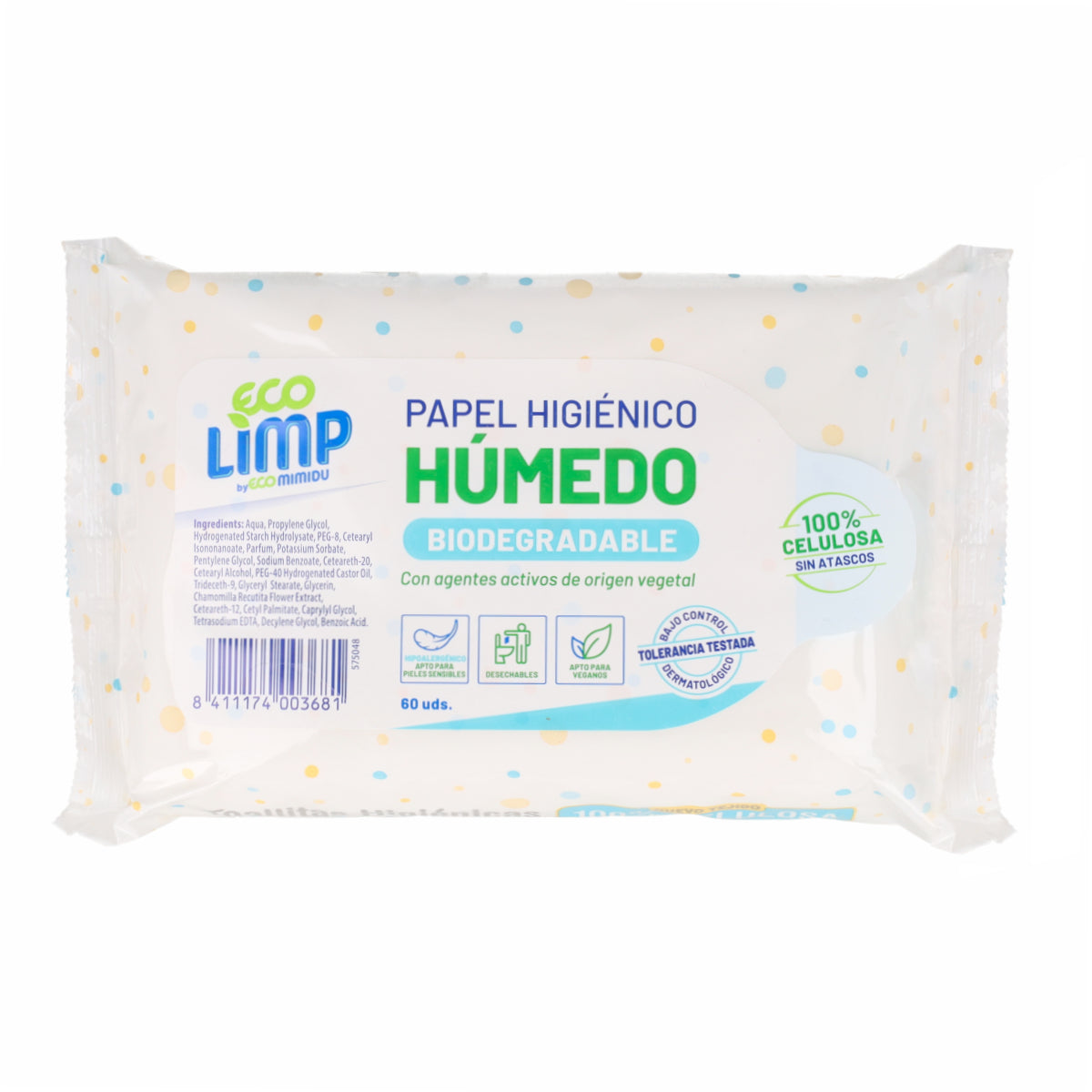 Carta igienica umidificata Mimidu ECO 60 pezzi