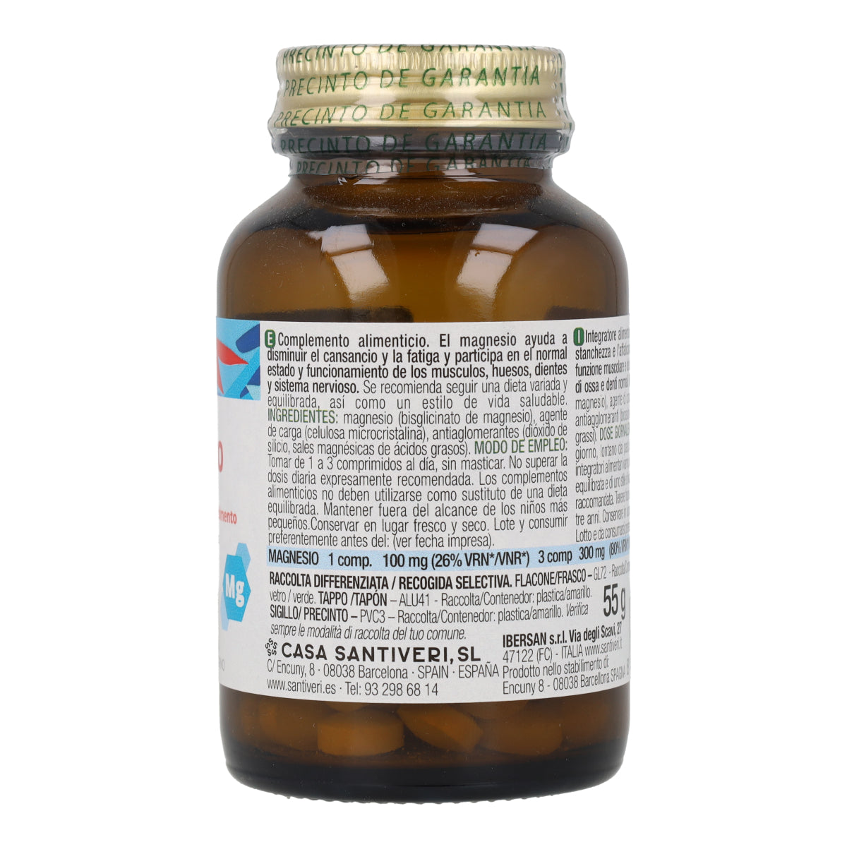 Q-magnesico Santiveri 88 comprimidos 55 g