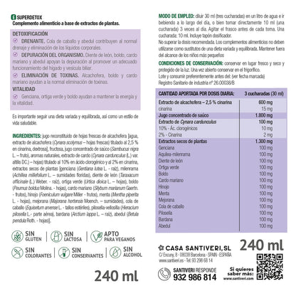 Superdetox Sciroppo Santiveri 240 ml