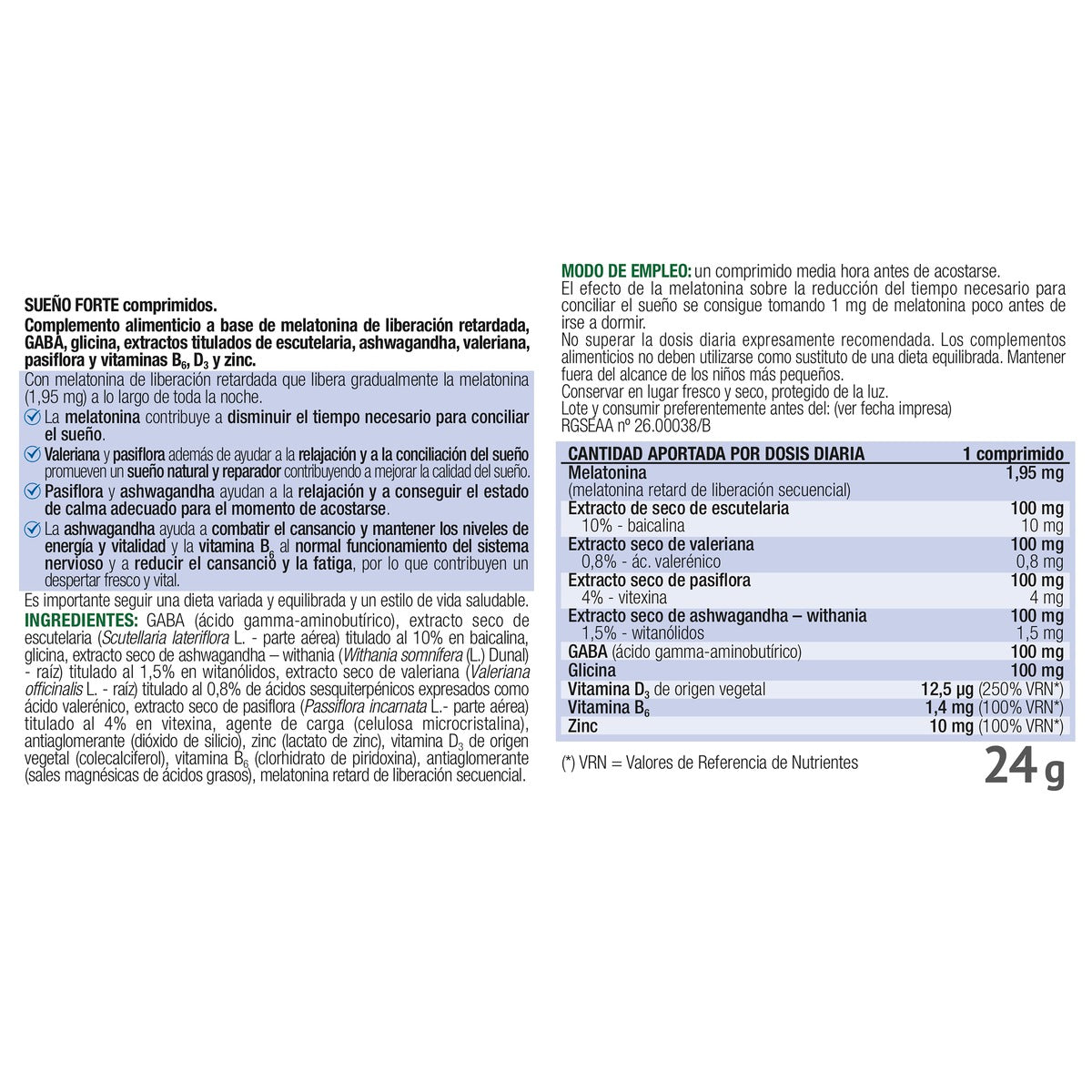 Sueño Forte Santiveri 30 compresse