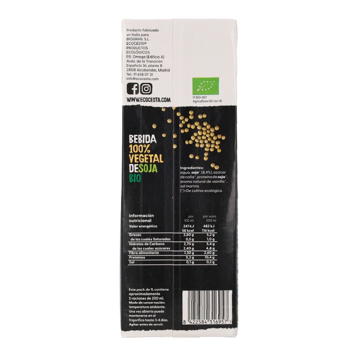 Bevanda vegetale proteica Plus Bio Ecocesta 1L