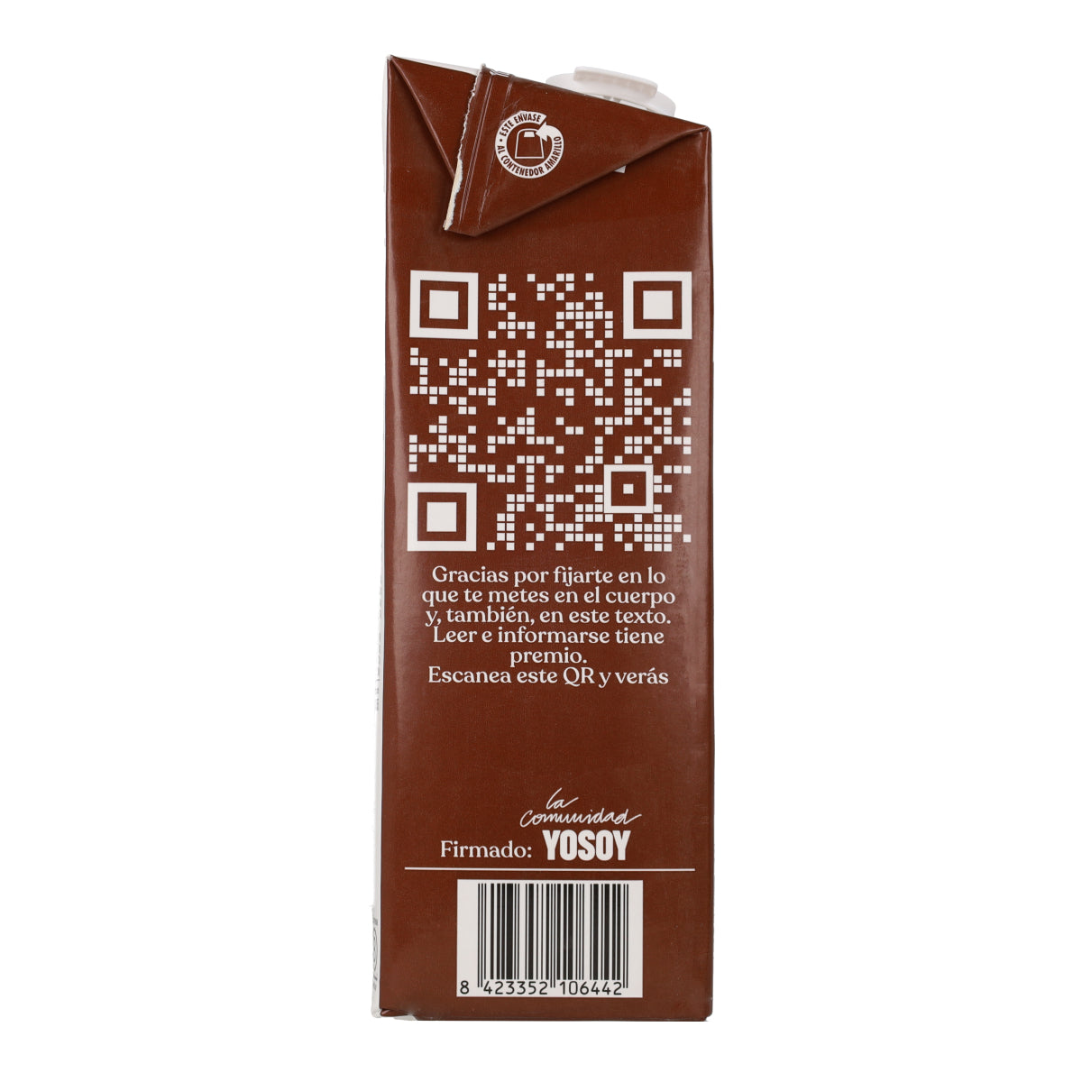 Bevanda al cioccolato e avena YOSOY 1L