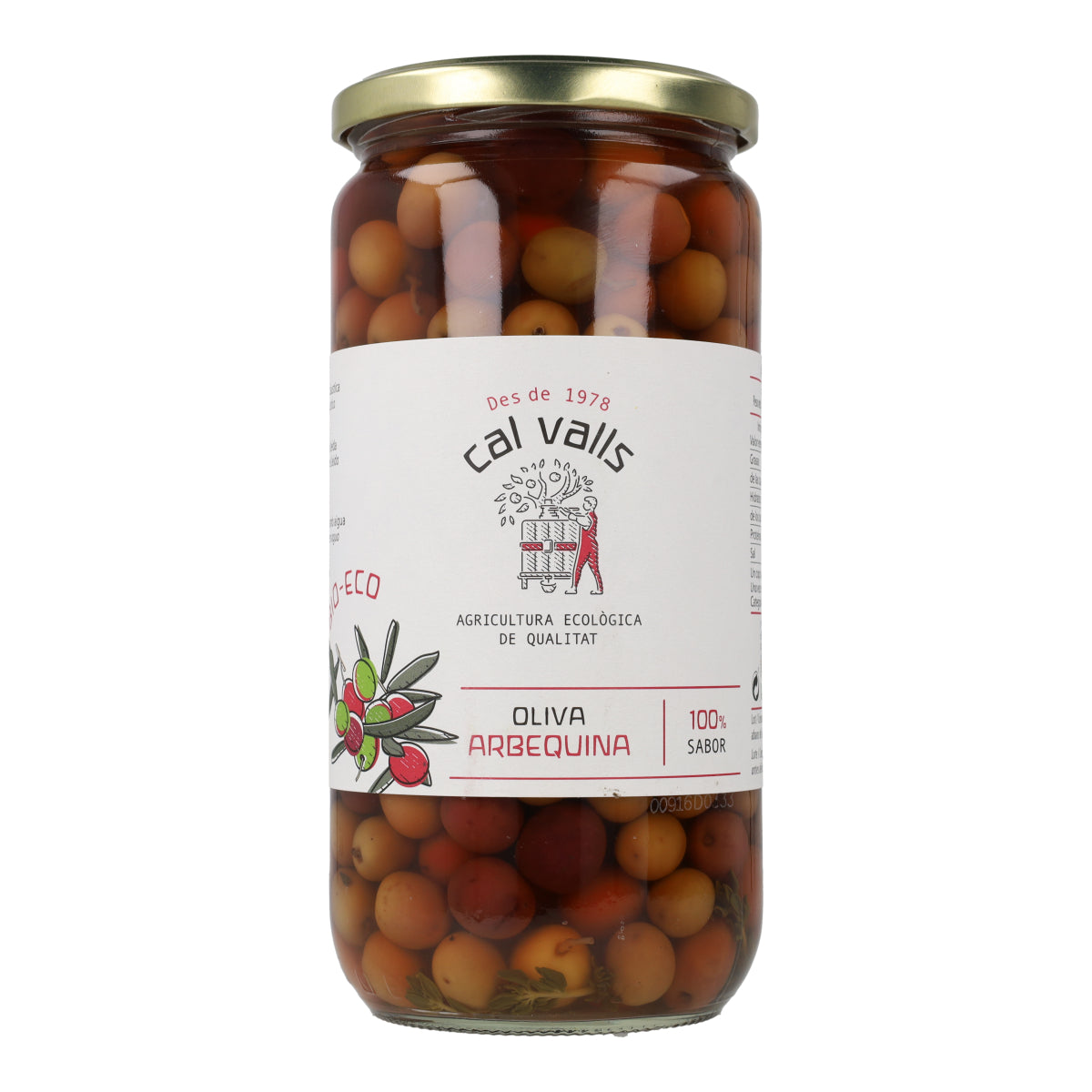 Olive Arbequina ECO Cal Valls 720 g