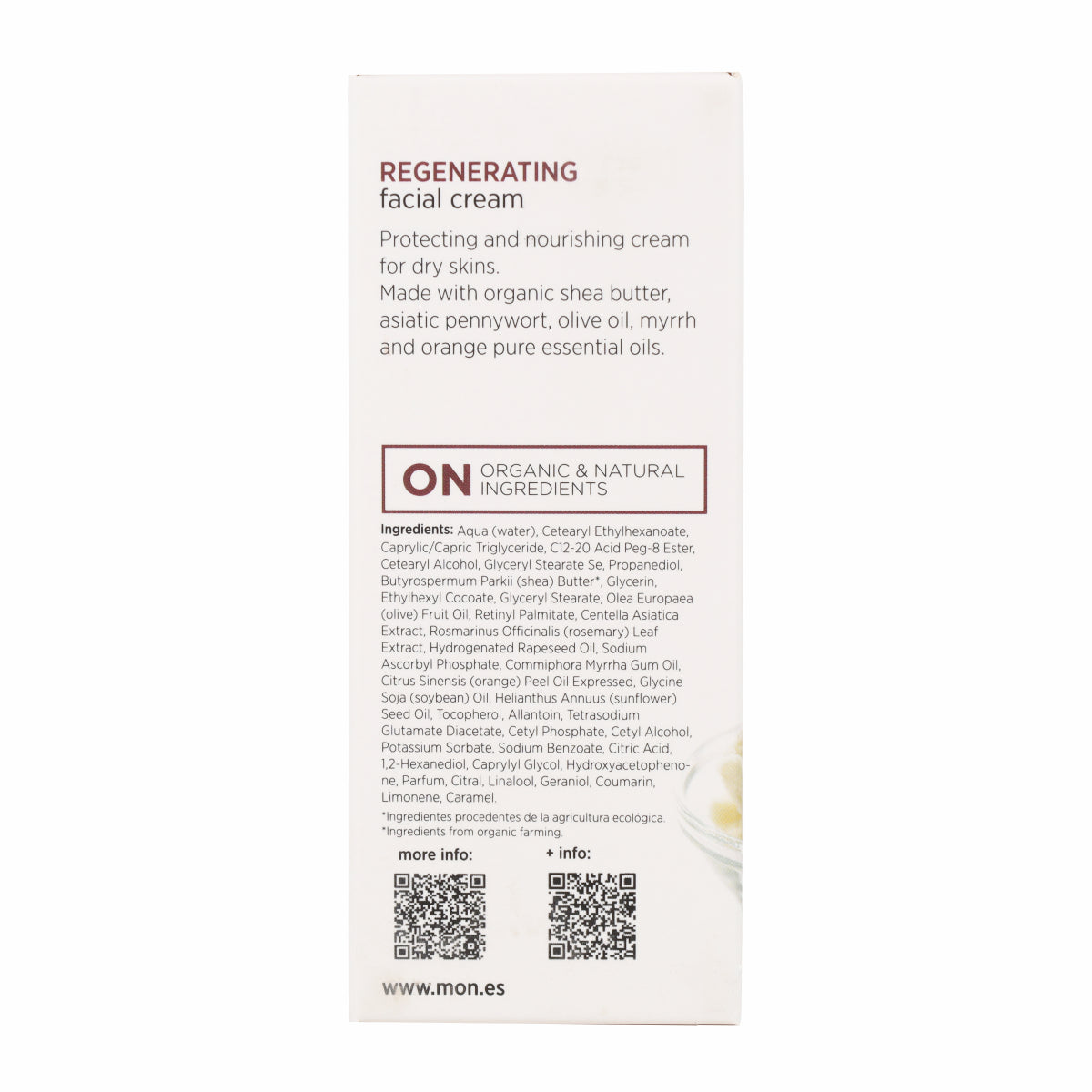 Crema rigenerante Karité Mon 50 ml