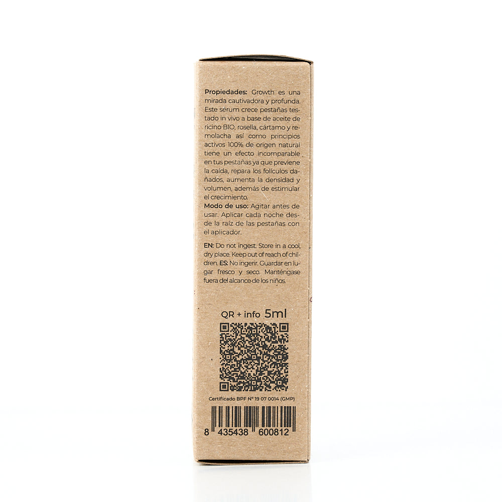Siero Growth per la crescita delle ciglia, Arganour, 5 ml