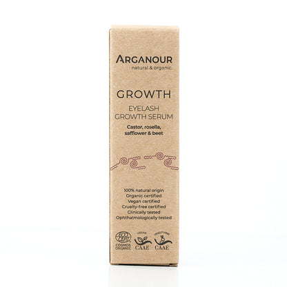 Siero Growth per la crescita delle ciglia, Arganour, 5 ml