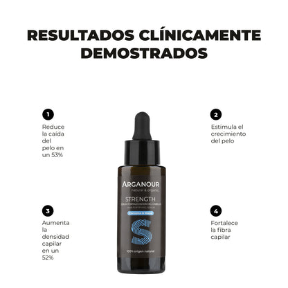 Strength Lozione per la crescita dei capelli Arganour 50 ml