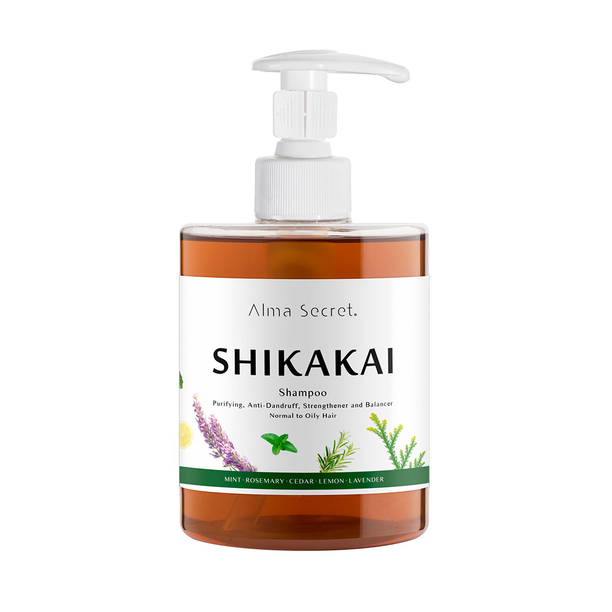 Shampoo Shikakai (caduta, forfora e dermatite) Alma Secret 500 ml