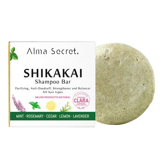 Shampoo solido Shikakai (caduta, forfora e dermatite) Alma Secret 85 g