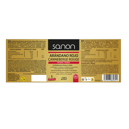 Mirtillo rosso americano 180 compresse SANON da 650 mg