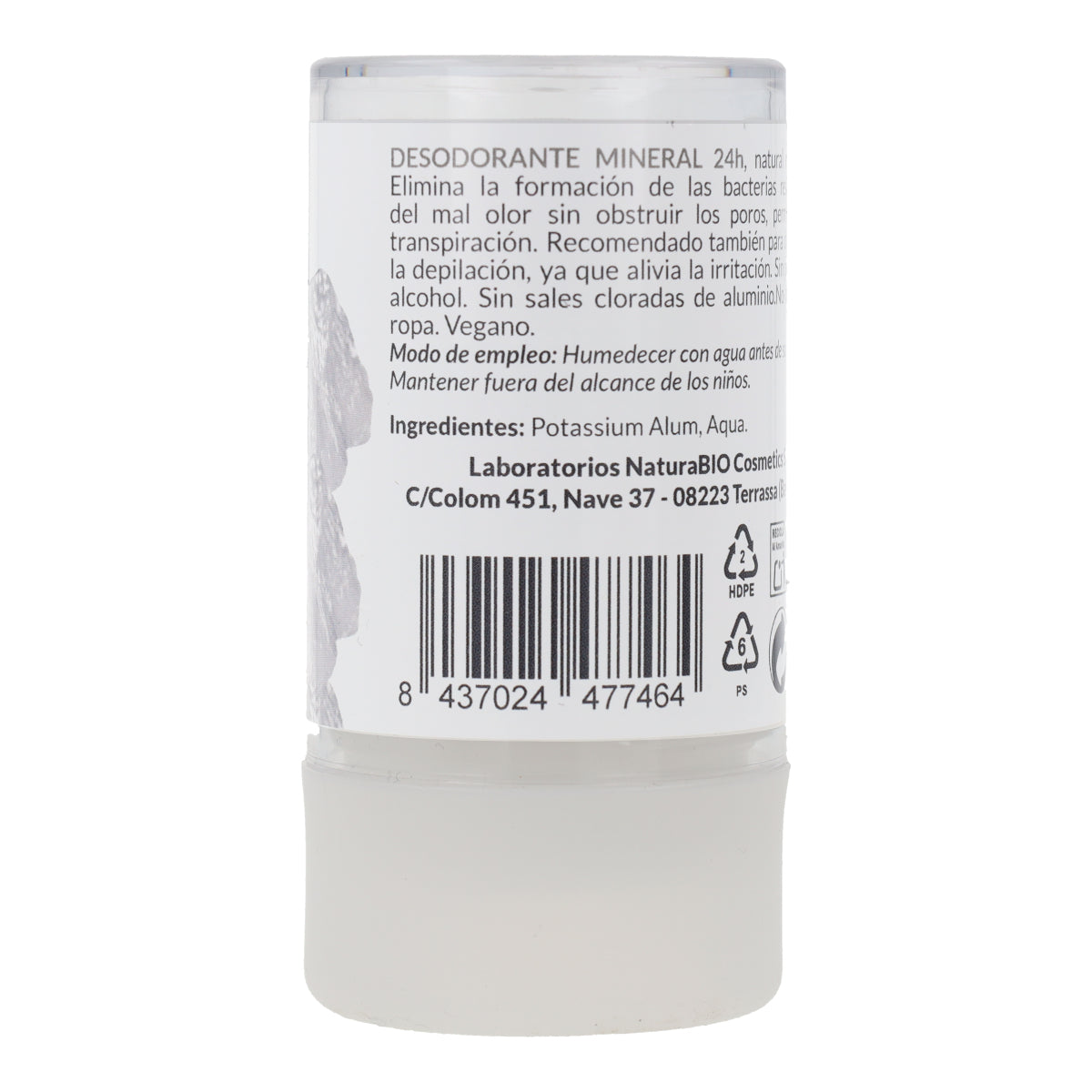 Deodorante in pietra di allume HappyBio 115 g