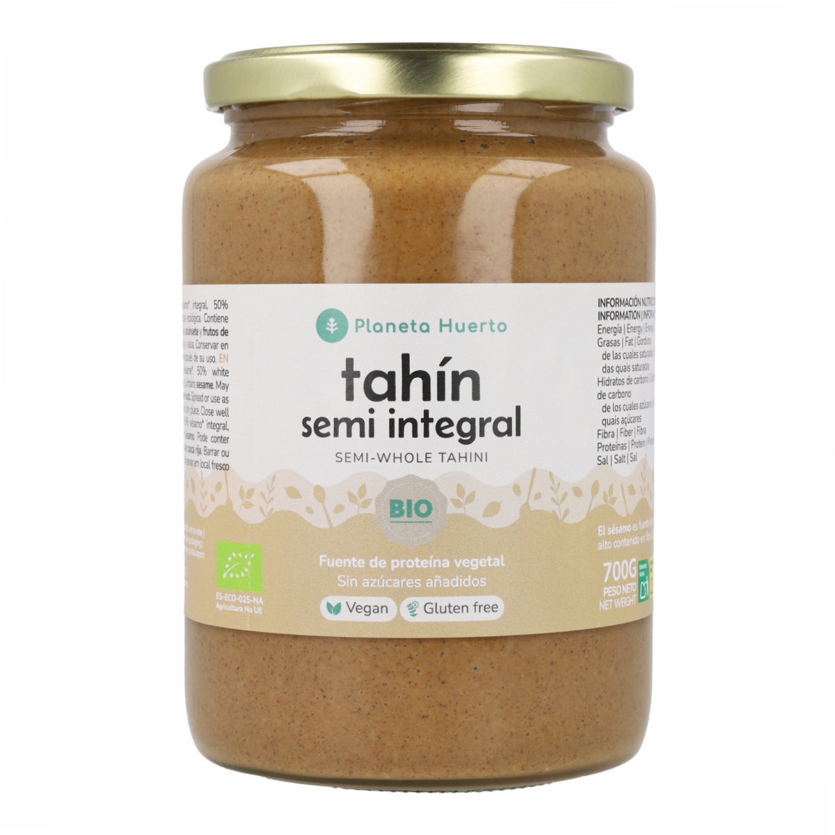 Tahini semi-integrale ECO Planeta Huerto