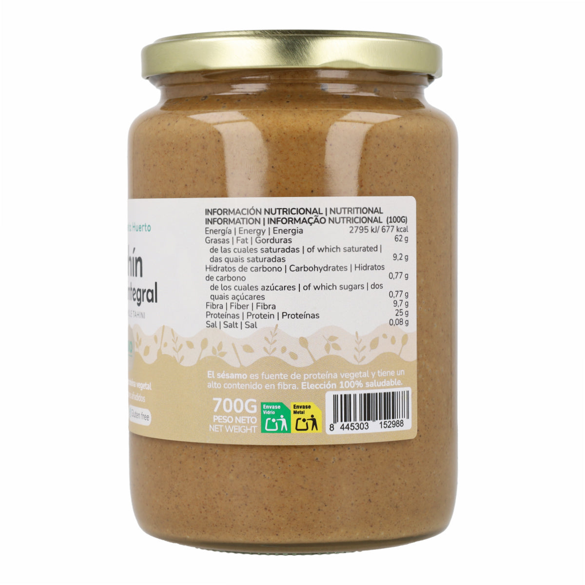 Tahini semi-integrale ECO Planeta Huerto
