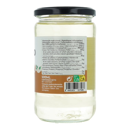 Confezione 3xOlio di cocco biologico deodorato ECO Planeta Huerto 500 ml