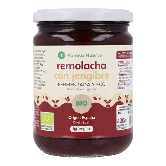 Barbabietola fermentata con zenzero Eco Planeta Huerto 420 g
