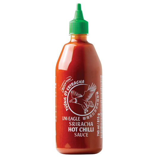 Salsa Sriracha al peperoncino tradizionale senza glutammato monosodico Uni-Eagle 815 g – Piccante cremosa in stile tailandese