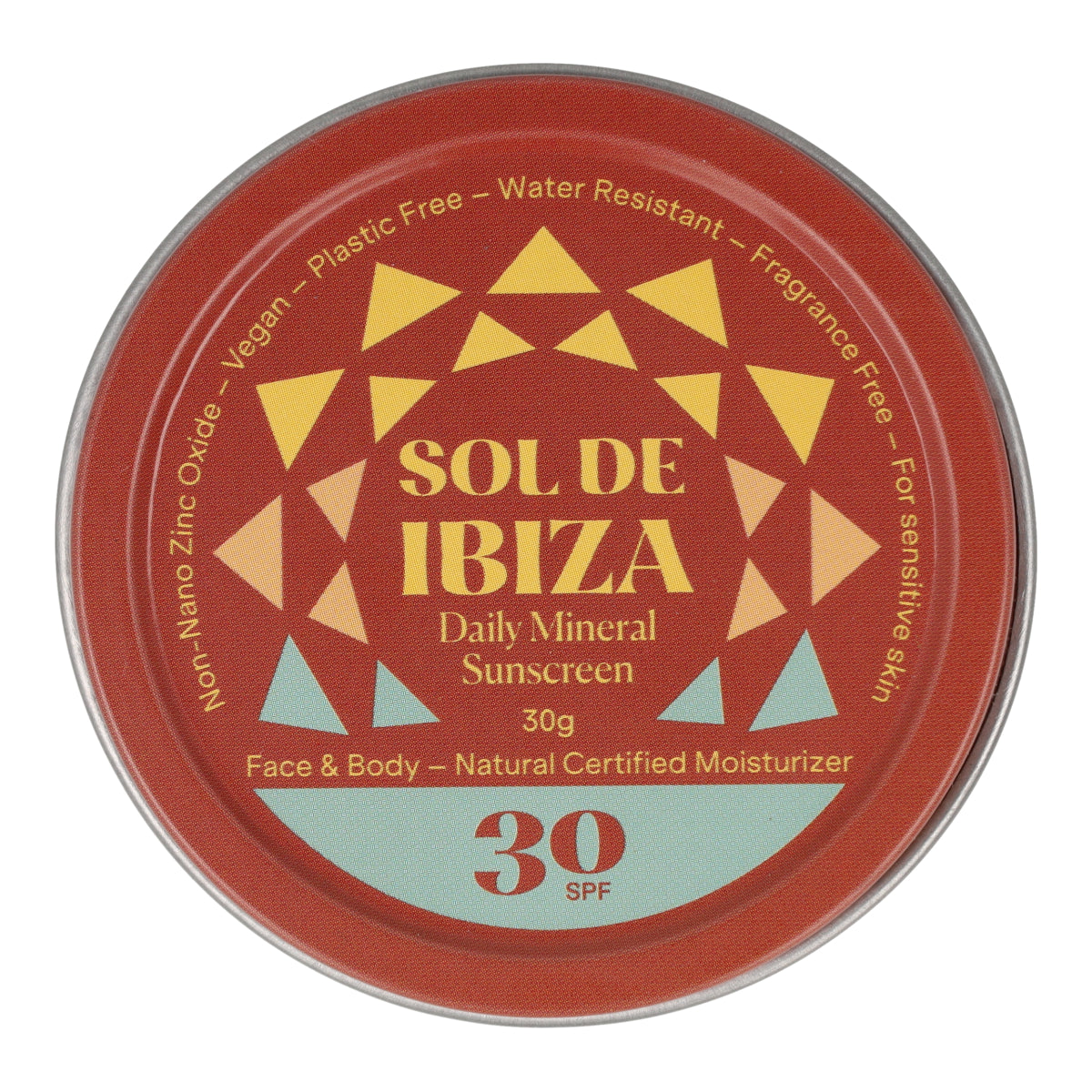 Crema solare SPF30 Sol de Ibiza in barattolo 30 g