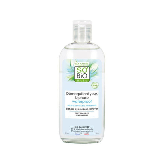 Desmaquillante ojos bifasico waterproof So'Bio étic 100 ml