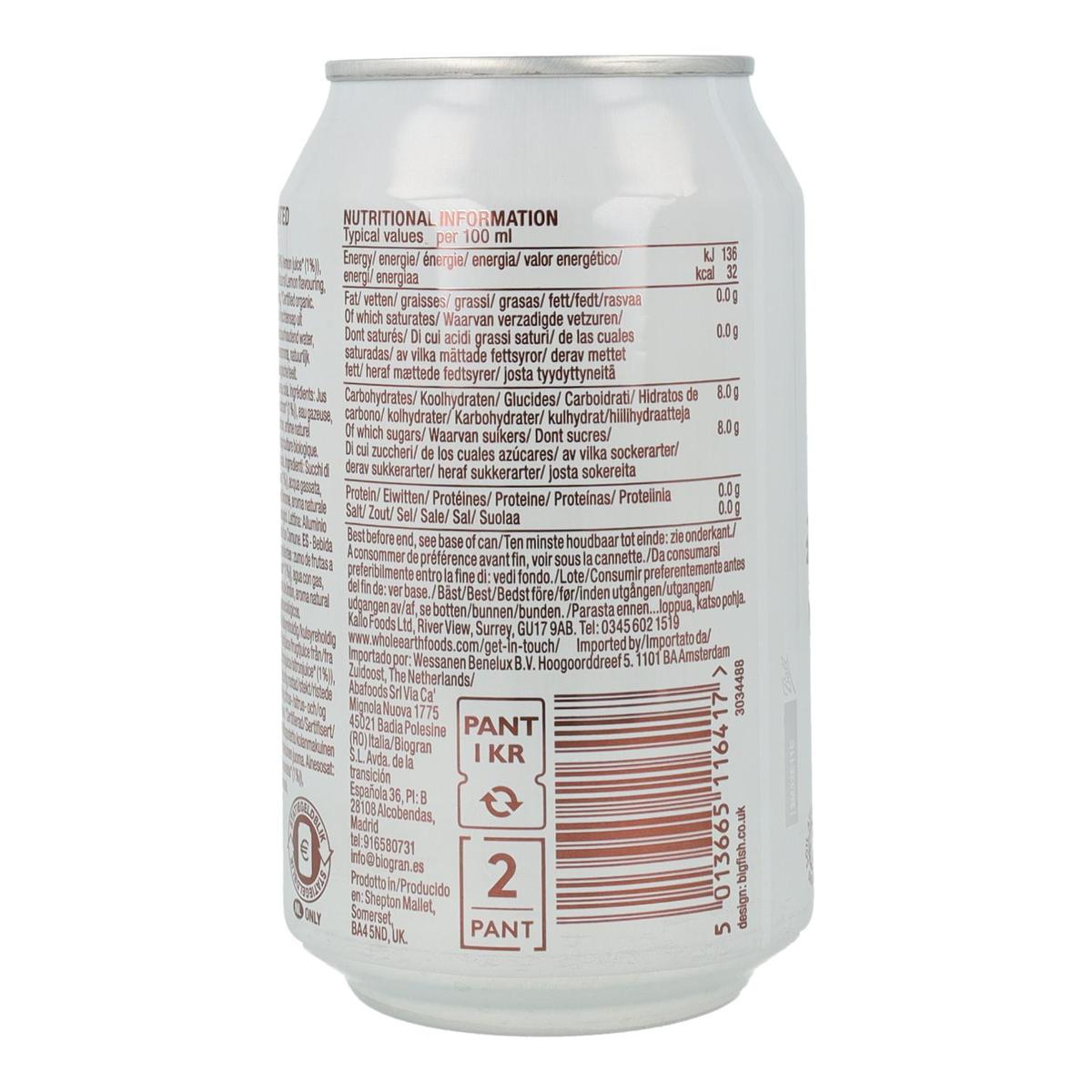 Pack x6 Refresco BIO cola Whole Earth 330ml