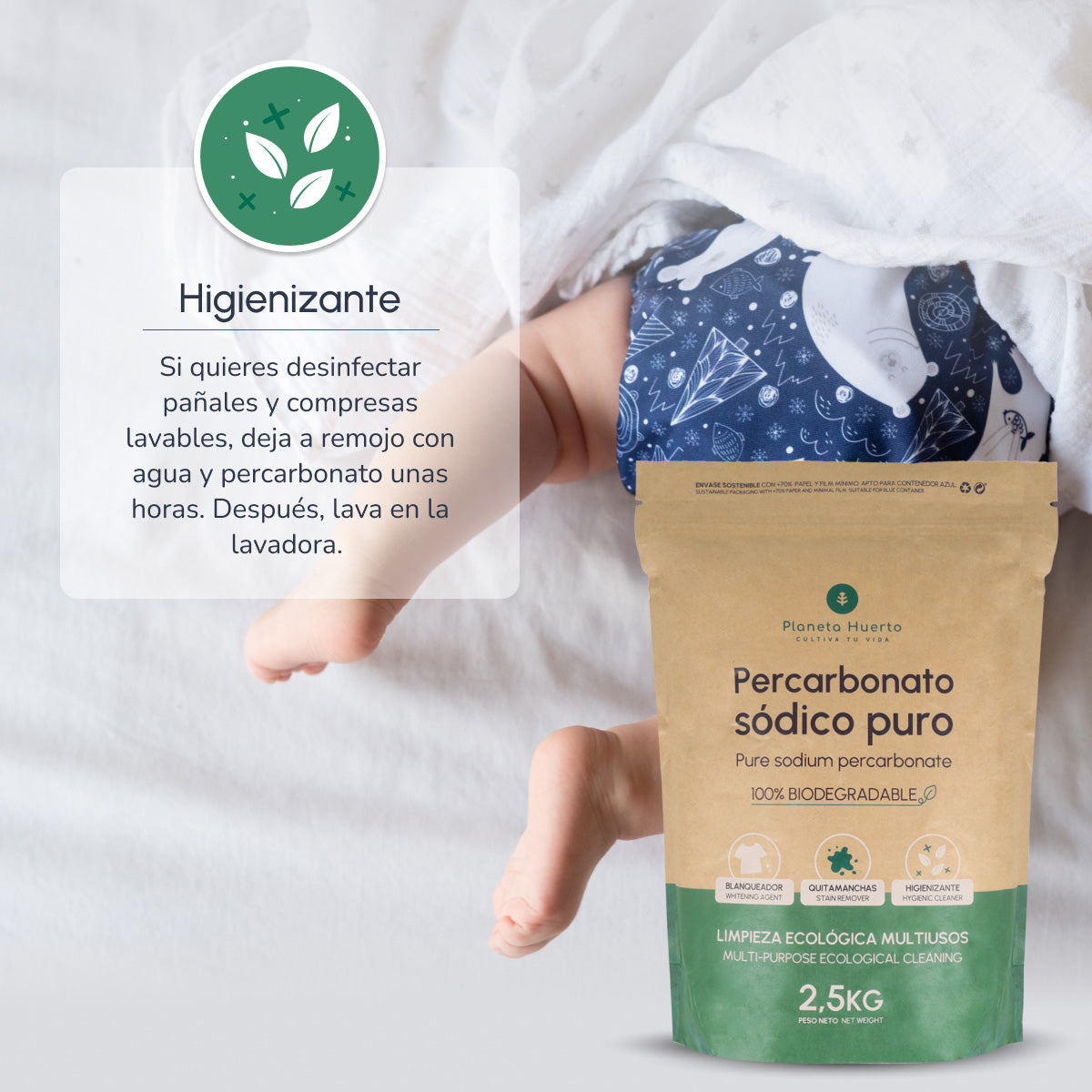 Percarbonato sódico Planeta Huerto 2,5 kg