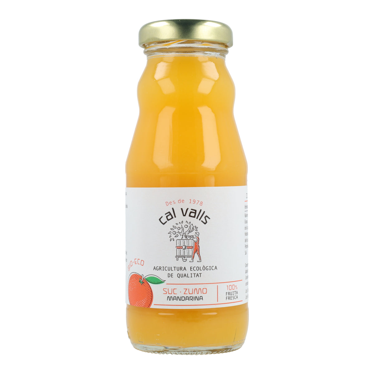 Succo di mandarino ECO Cal Valls 200 ml