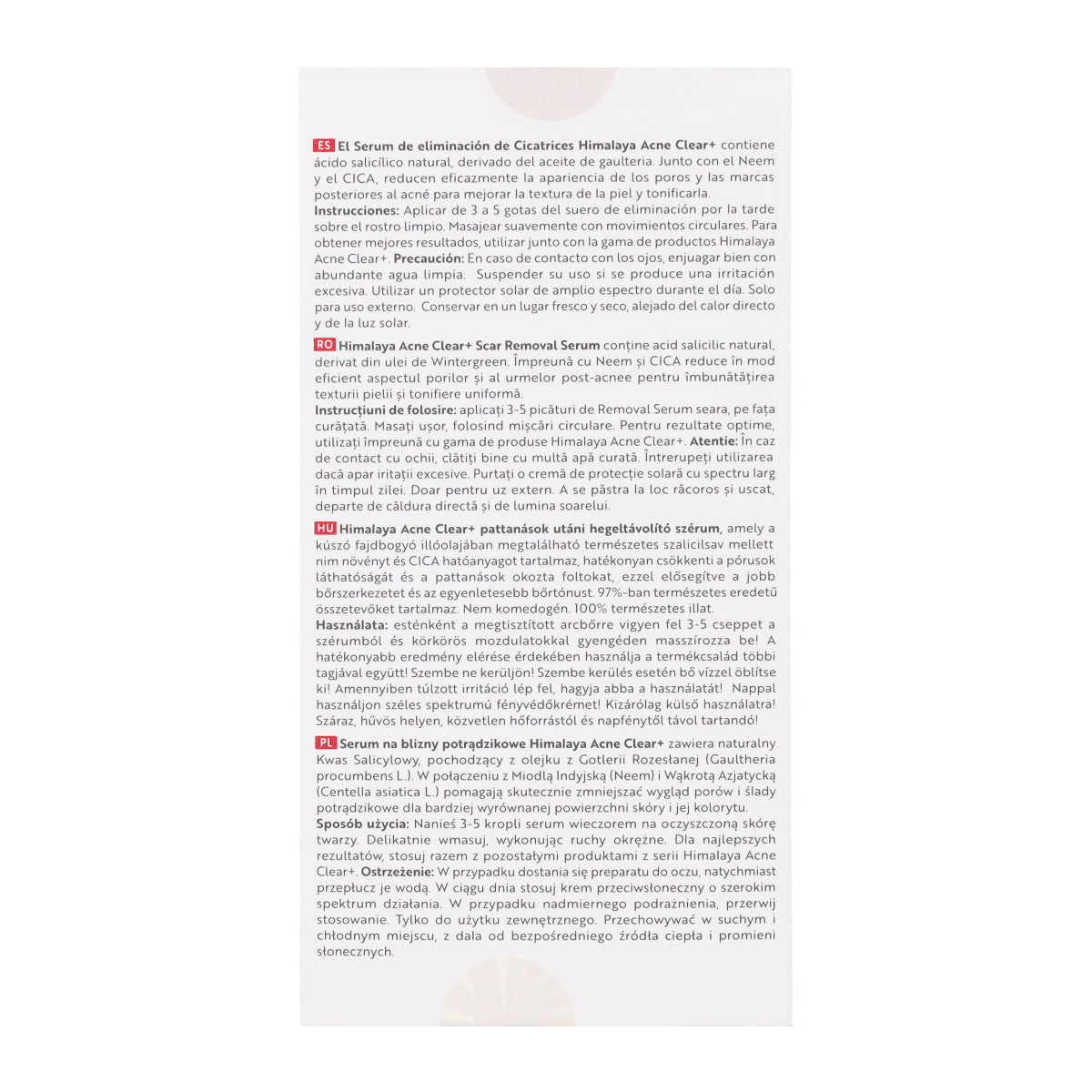 Sérum tratamiento cicatrices & acné Himalaya 30 ml