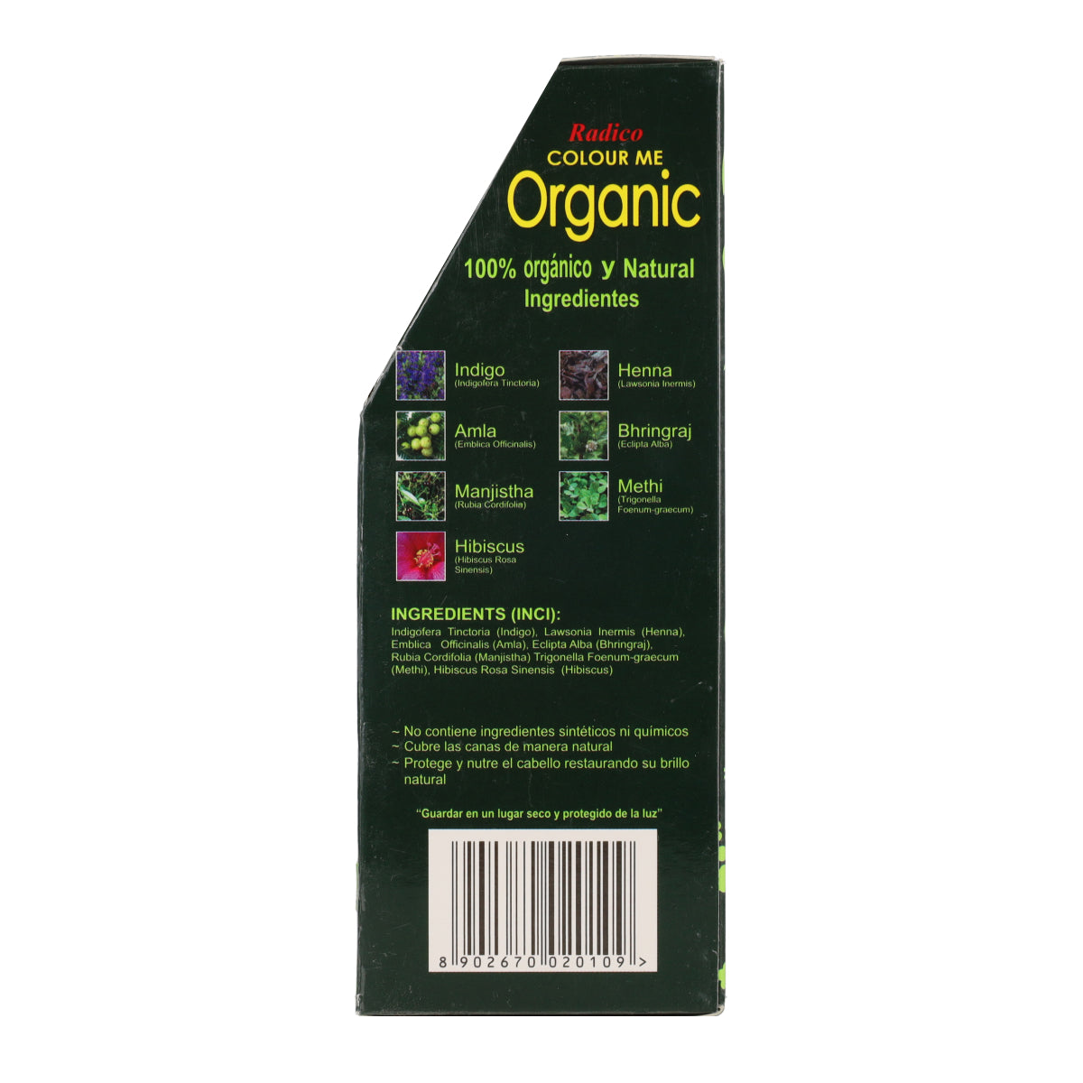 Tintura vegetale castano scuro Radico 100 g