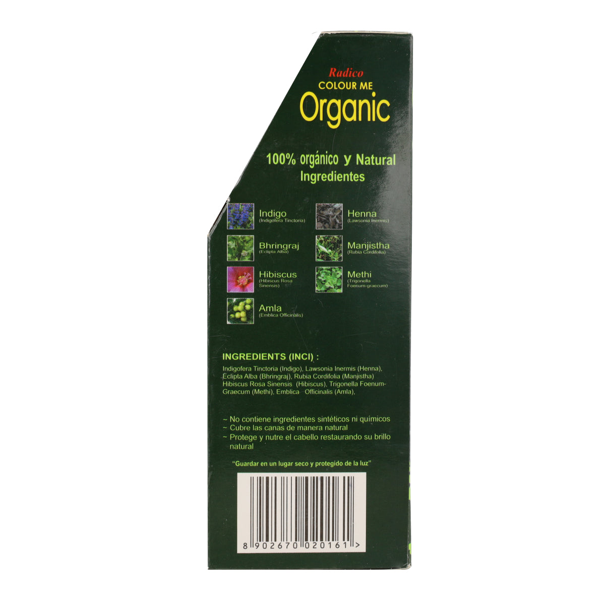 Tintura vegetale per capelli castano Radico 100 g