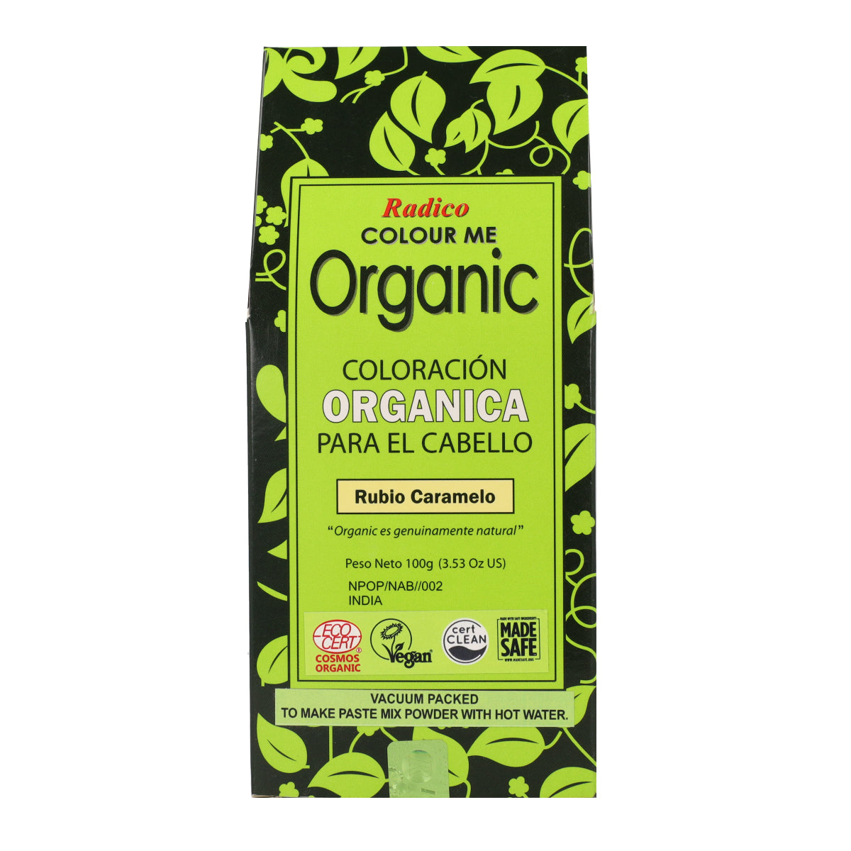 Tintura vegetale biondo caramello Radico 100 g