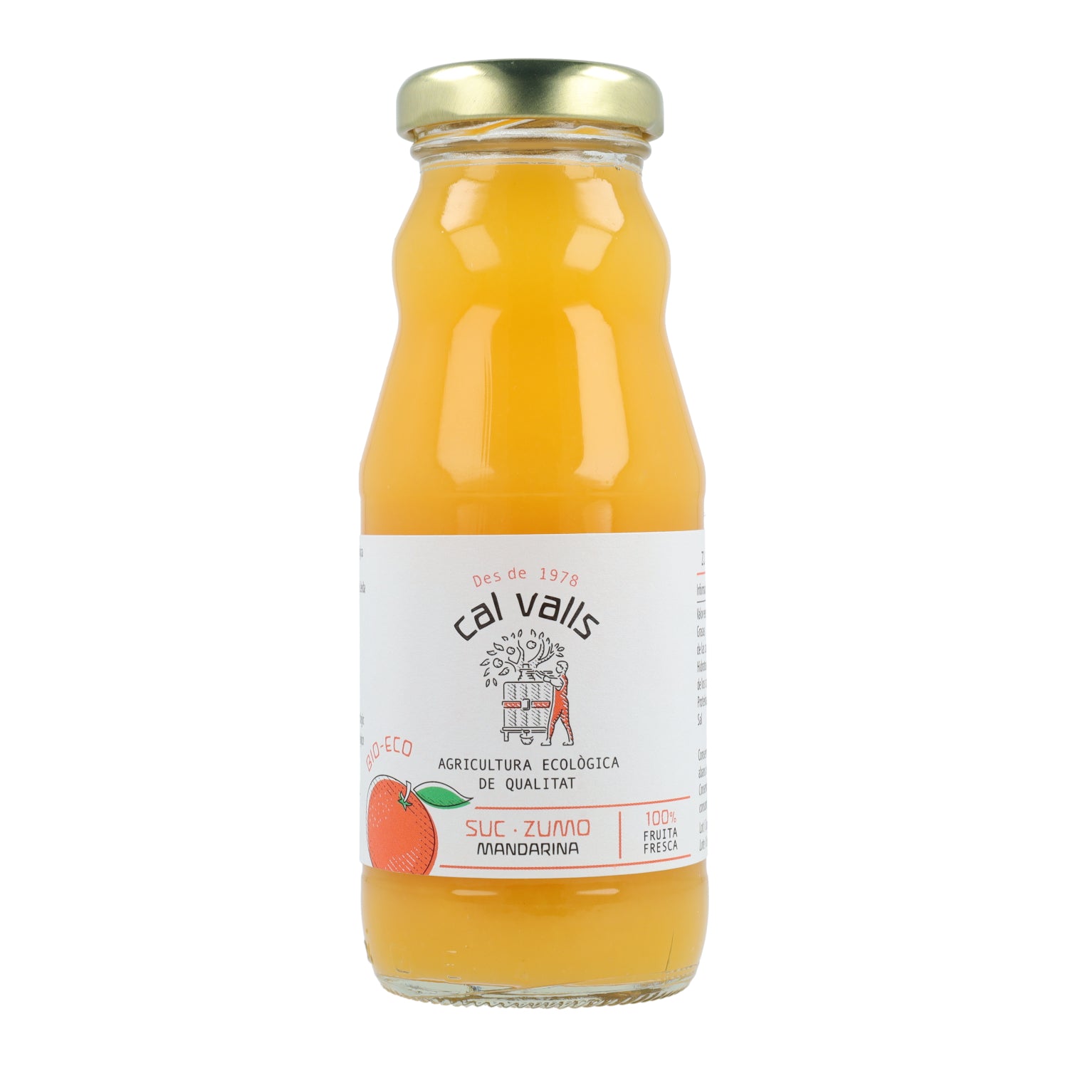 Succo di mandarino ECO Cal Valls 200 ml