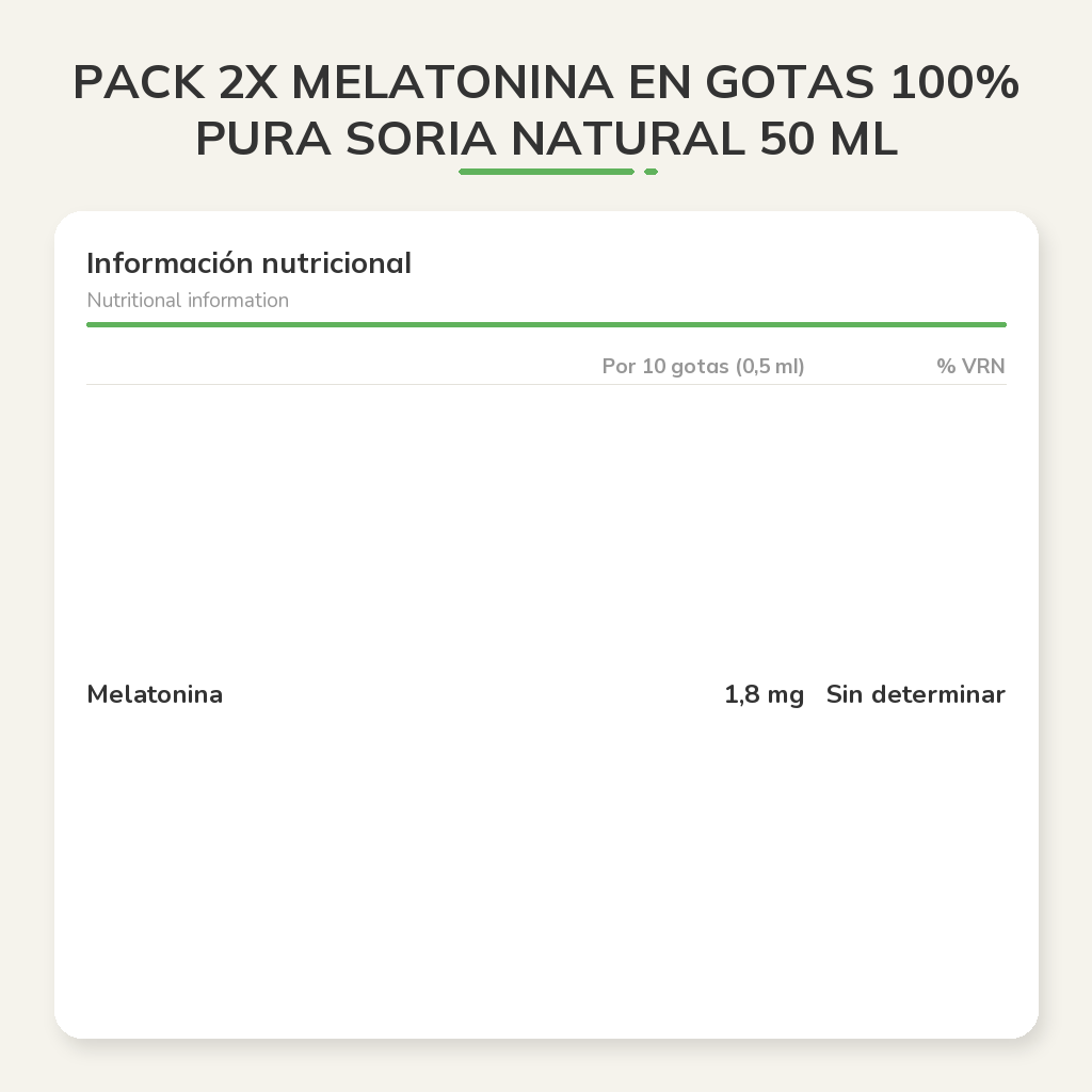Información nutricional