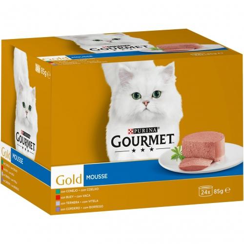 GOURMET GOLD Mousse Pack surtido (24 x 85 g)