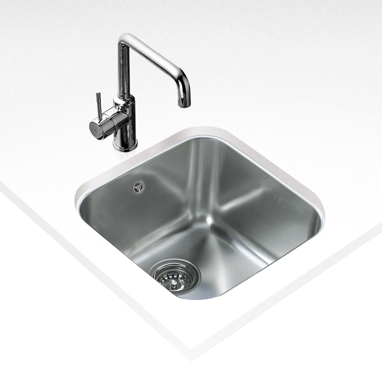 Fregadero bajo encimera Teka 50 cm 1 cubeta BE 40.40