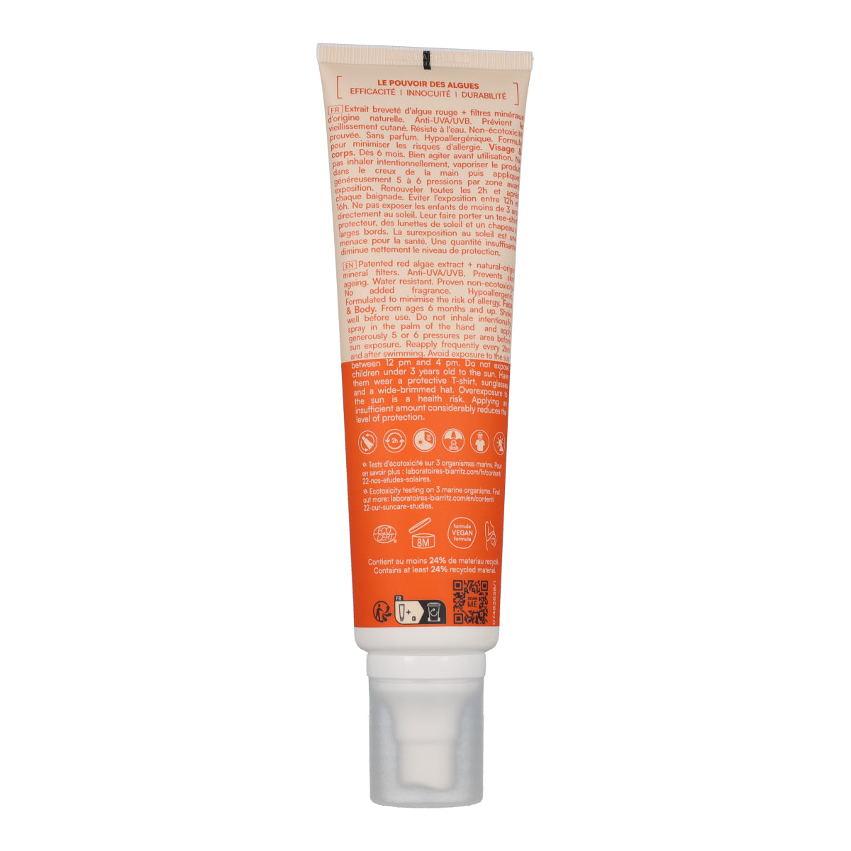 Spray solare viso e corpo spf 50+ Biarritz 150 ml