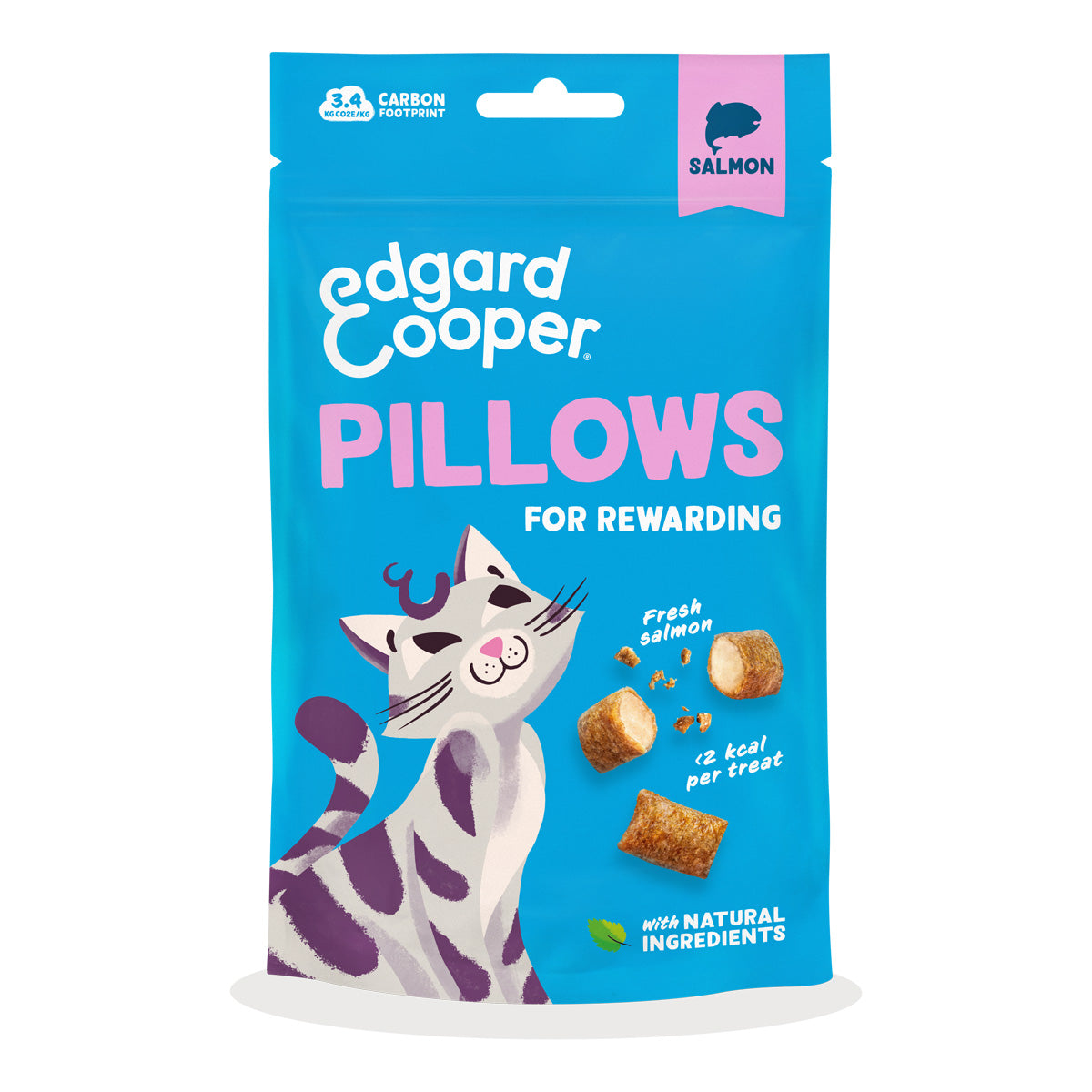 Bocaditos de Salmón Premios naturales para gatos Edgard Cooper 60 g
