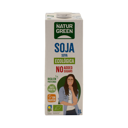 Bevanda di soia Nature senza zuccheri NaturGreen, 1 L