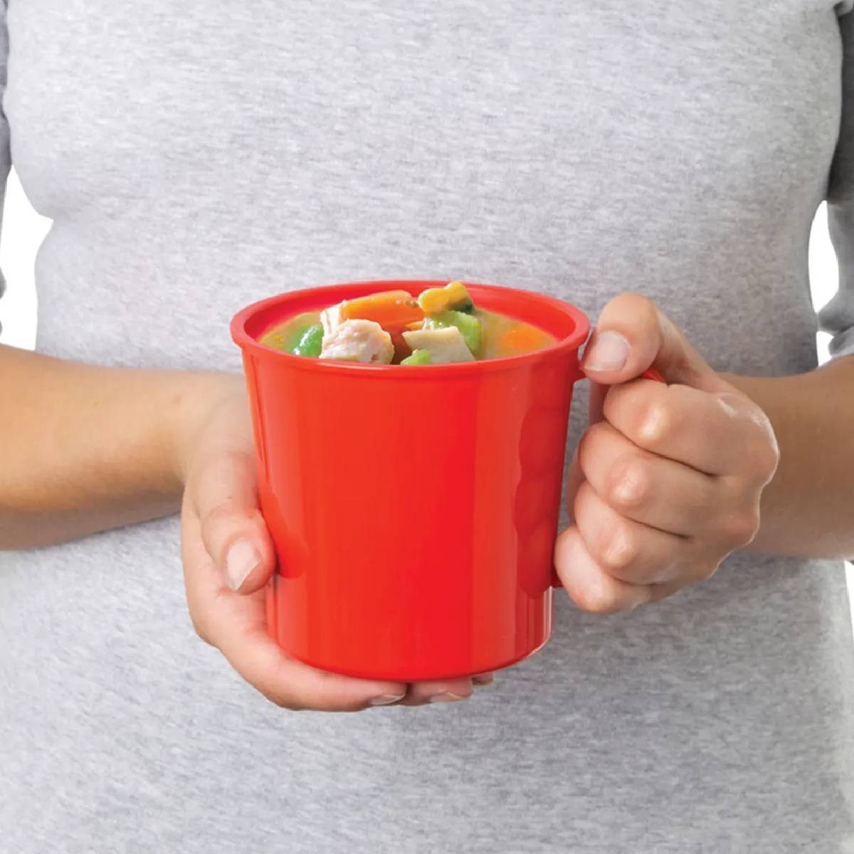 Taza mediana hermética Sistema Microwaave 656 ml