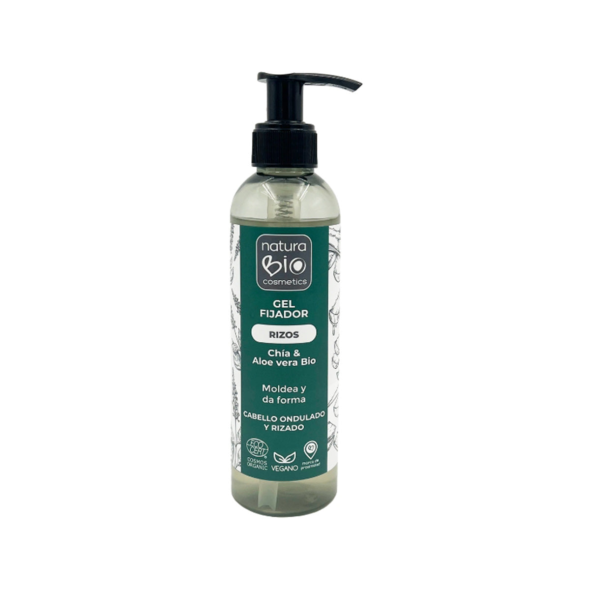 Gel Fijador Rizos NaturaBIO Cosmetics 200 ml