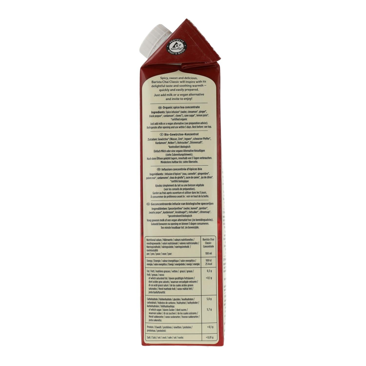 Bebida Yogi Chai Barista Yogi Tea, 1L